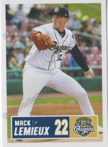2018 Kane County Cougars Mack Lemieux