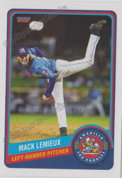 2021 Amarillo Sod Poodles Mack Lemieux