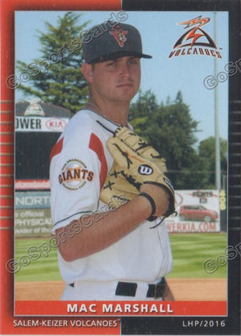 2016 Salem Keizer Volcanoes Mac Marshall
