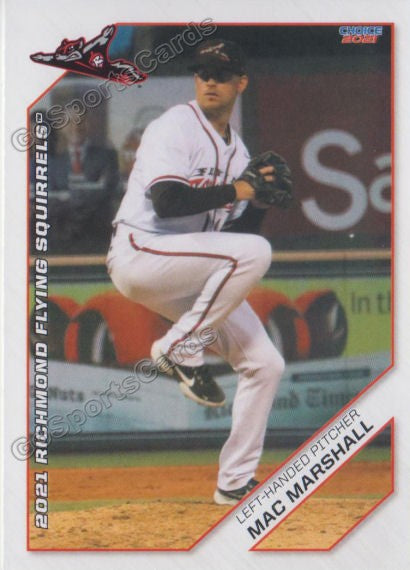 2021 Richmond Flying Squirrels Mac Marshall