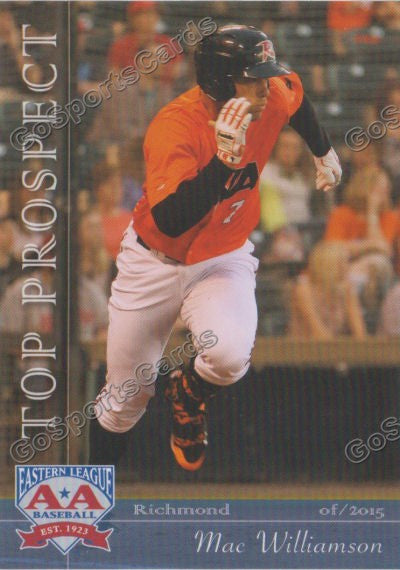 2015 Eastern League Top Prospect Mac Williamson