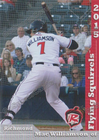 2015 Richmond Flying Squirrels Mac Williamson