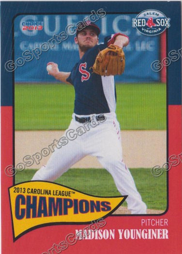 2013 Salem Red Sox Carolina Championship Madison Younginer