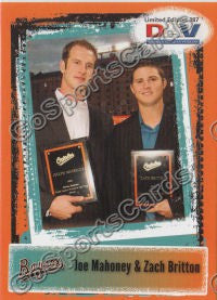 2011 Bowie Baysox DAV Joe Mahoney Zach Britton