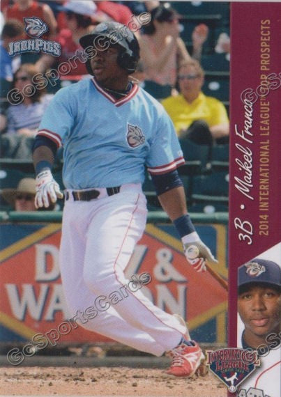2014 International League Top Prospect Maikel Franco