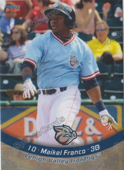 2014 Lehigh Valley IronPigs Maikel Franco