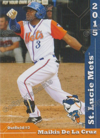 2015 St Lucie Mets Maikis De La Cruz