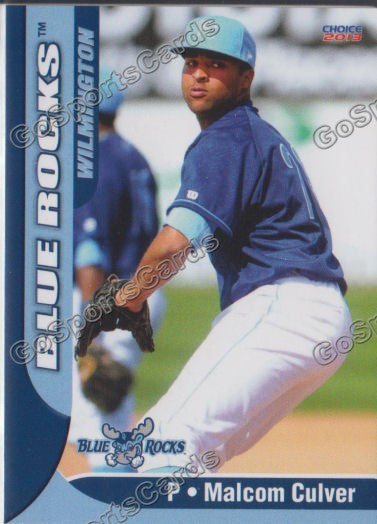 2013 Wilmington Blue Rocks Malcom Culver