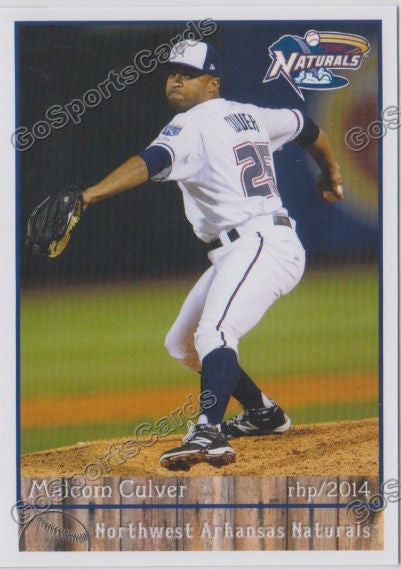 2014 Northwest Arkansas Naturals Malcom Culver