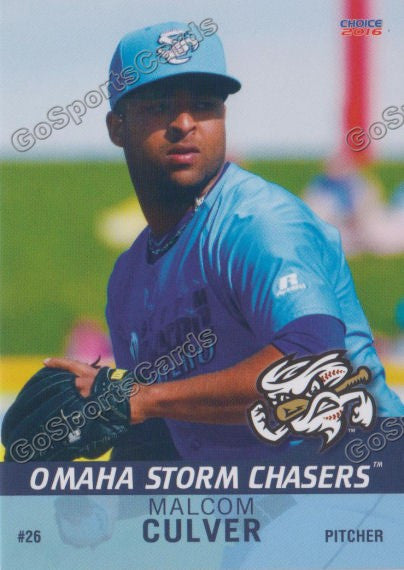 2016 Omaha Storm Chasers Malcom Culver