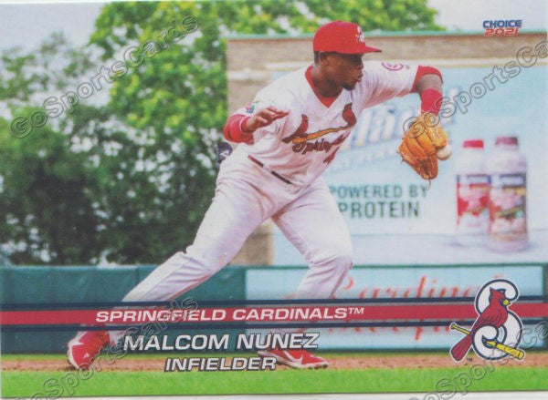 2021 Springfield Cardinals Malcom Nunez