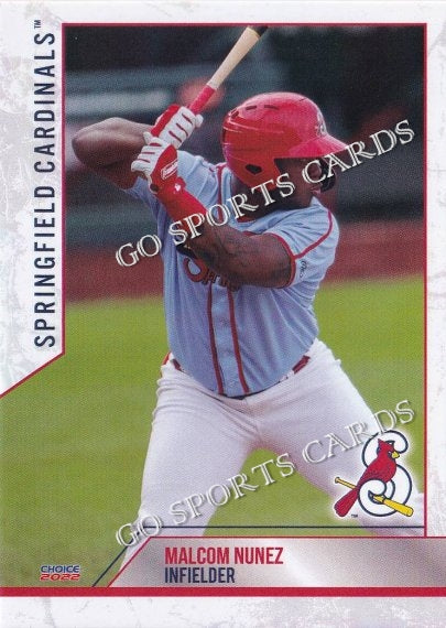 2022 Springfield Cardinals Malcom Nunez