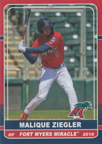 2019 Fort Myers Miracle Malique Ziegler