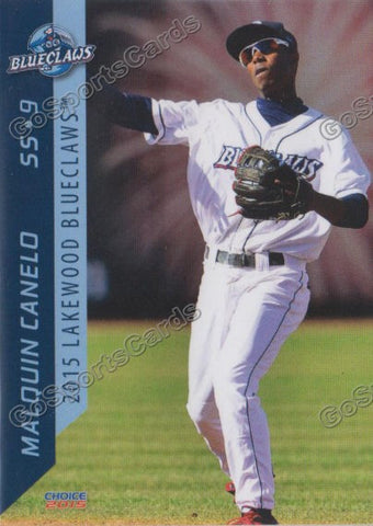 2015 Lakewood BlueClaws Malquin Canelo