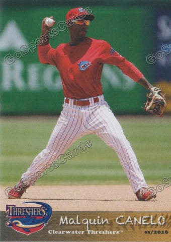 2016 Clearwater Threshers Malquin Canelo