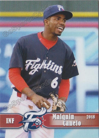 2018 Reading Fightin Phils Malquin Canelo