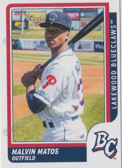 2019 Lakewood BlueClaws Malvin Matos