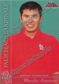 2012 Palm Beach Cardinals Manabu Kuwazuru