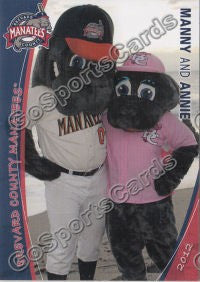2012 Brevard County Manatees Manny the Manatee Annie the Manatee