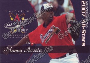 2007 International League All Star Choice Manny Acosta