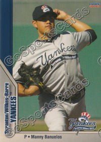 2012 Scranton Wilkes Barre Yankees Empire State Manny Banuelos