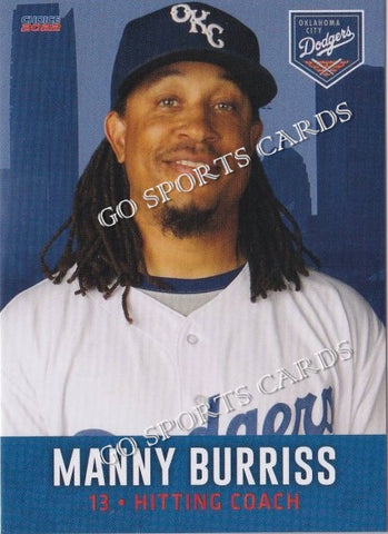 2022 Oklahoma City Dodgers Manny Burriss