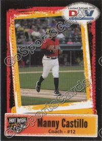 2011 Bowling Green Hot Rods DAV Manny Castillo