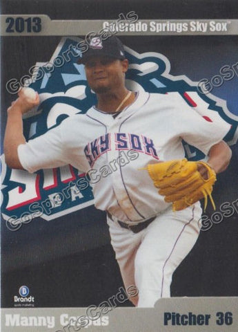 2013 Colorado Springs Sky Sox Manny Corpas