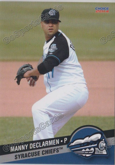 2014 Syracuse Chiefs Manny Declarmen Delcarmen