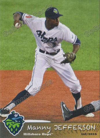 2016 Hillsboro Hops Manny Jefferson