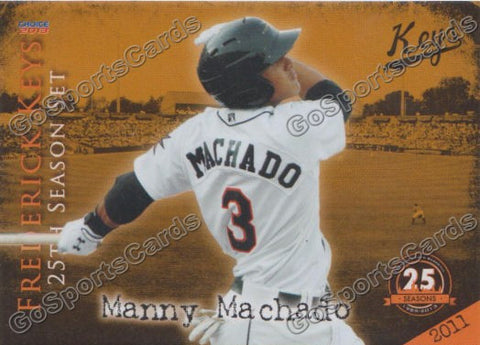 2013 Frederick Keys 25 Anniversary Manny Machado