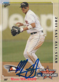 Manny Machado 2011 South Atlantic League All Star (Autograph)