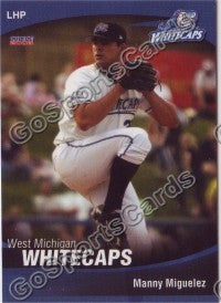 2008 West Michigan WhiteCaps Manny Miguelz