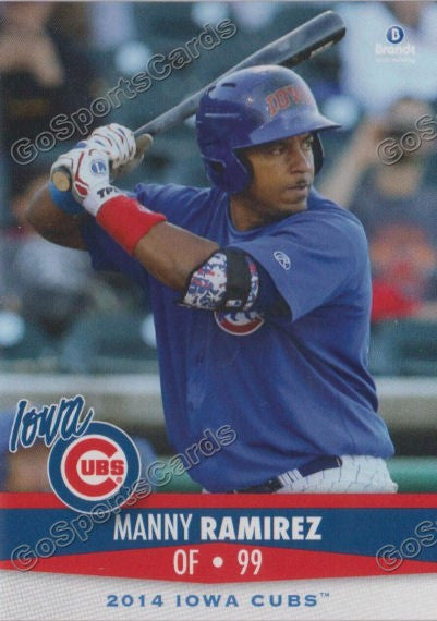2014 Iowa Cubs Manny Ramirez