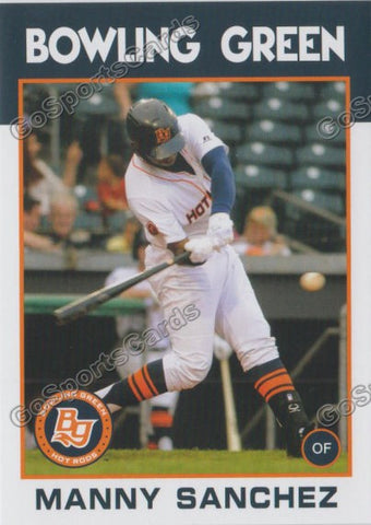 2016 Bowling Green Hot Rods Manny Sanchez