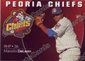 2009 Peoria Chiefs Manolin De Leon
