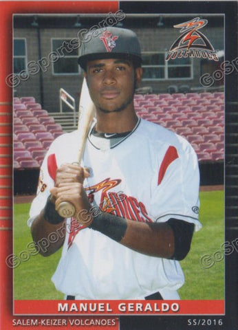 2016 Salem Keizer Volcanoes Manuel Geraldo