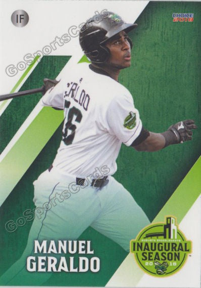 2018 Augusta GreenJackets Manuel Geraldo