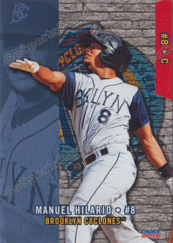 2015 Brooklyn Cyclones Manuel Hilario