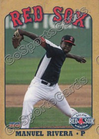 2012 Salem Red Sox Manuel Rivera