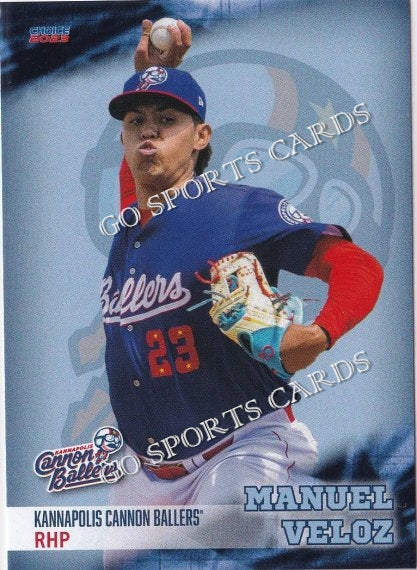 2023 Kannapolis Cannon Ballers Manuel Veloz