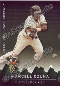 2010 Greensboro Grasshoppers Marcell Ozuna