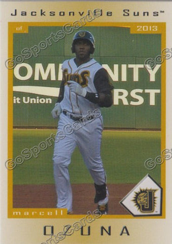 2013 Jacksonville Suns Marcell Ozuna