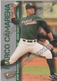 2012 Savannah Sand Gnats Marcos Marco Camerena