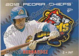 2012 Peoria Chiefs Marco Hernandez