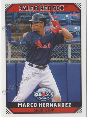2019 Salem Red Sox Marco Hernandez