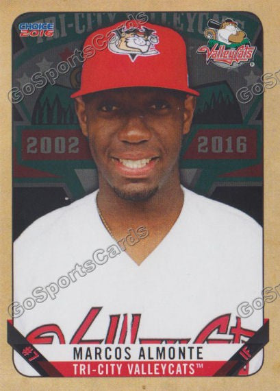 2016 Tri City ValleyCats Marcos Almonte