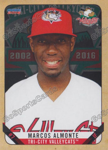 2016 Tri City ValleyCats Marcos Almonte