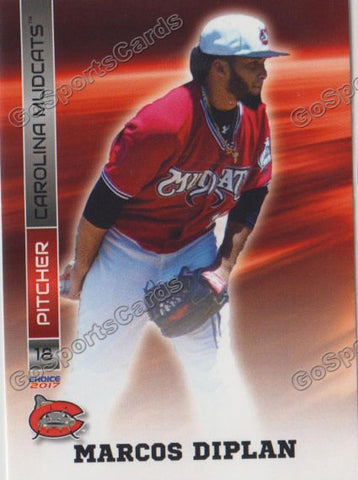 2017 Carolina Mudcats Marcos Diplan