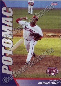 2010 Potomac Nationals Marcos Frias